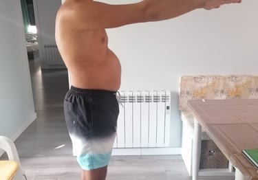 Imagen de un chico antes de la dieta
