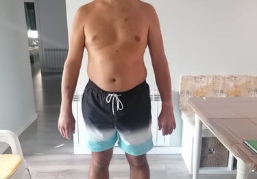 Un chico antes de la dieta