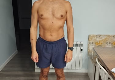 Un chico después de la dieta
