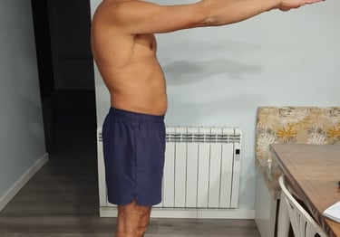 Un chico después de la dieta