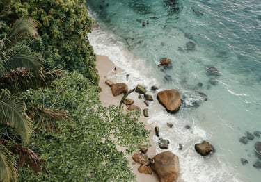 Decir si a la orilla de la playa