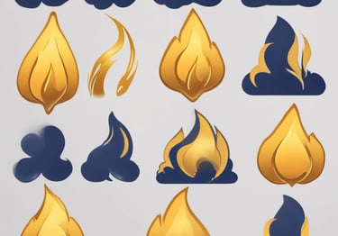 black blue and yellow textile