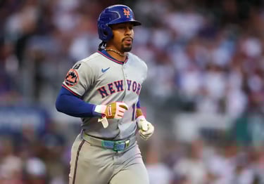 Francisco Lindor pictured as a New York Met in 2025