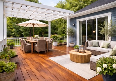 Teinture et peinture de balcons et terrasses