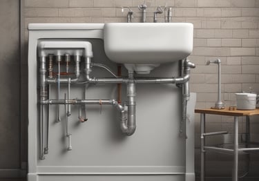 Close-up of skilled workers assembling a wooden roof frame on a sunny day.