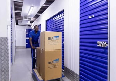 Modular selfstore storage installation at Dubai site – engineered by IN SAFE