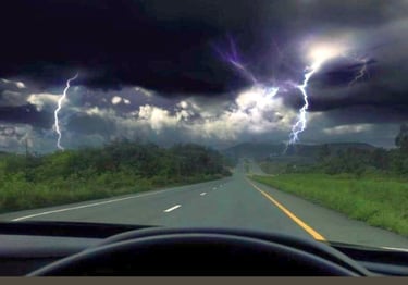 Driving in Hail or Thunderstorms
