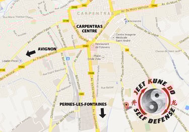 Plan de situation du club