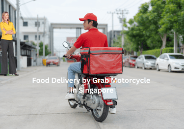 Food Delivery by Grab Motorcycle
