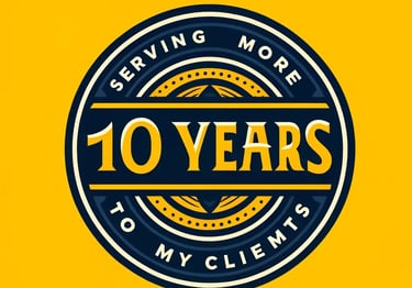a logo for a service that is serving to customers