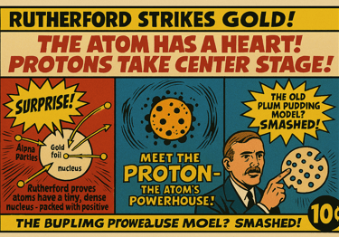 Rutherford proves the proton exists