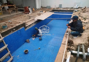 renovasi kolam renang, penggantian keramik kolam renang
