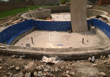 Pembuatan kolam renang oleh daynapool di depok