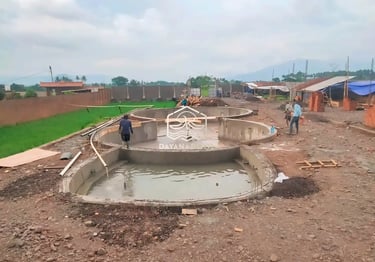 Pembangunan kolam renang air hangat, spesialis DayanaPool.