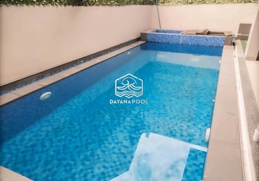 kolam renang mungil untuk lahan terbatas