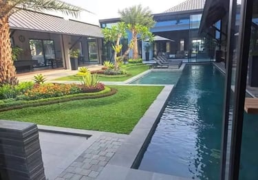 Kolam renang dengan desain minimalis dan fungsuonal di Majalengka buatan dayanapool