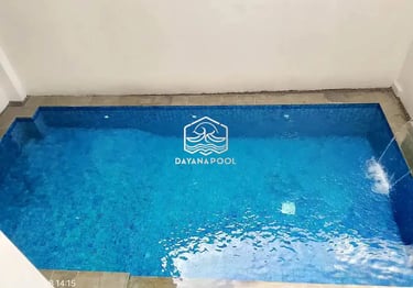 Kolam renang dengan desain minimalis dan fungsuonal di Tasikmalaya buatan dayanapool