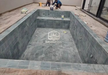 pembuatan kolam renang di pangandaran oleh dayanapool