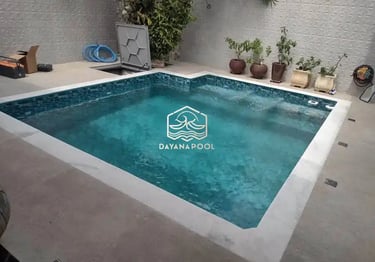 Kolam renang dengan desain minimalis dan fungsuonal di Bekasi buatan dayanapool