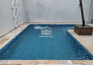 Kolam renang dengan desain minimalis dan fungsuonal di Pandeglang buatan dayanapool