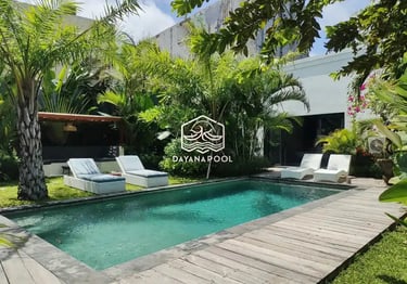 Kolam renang dengan desain minimalis dan fungsuonal di Tangerang buatan dayanapool