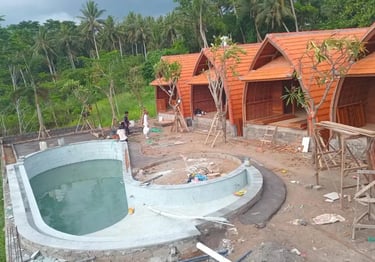 pembuatan kolam renang di pangandaran oleh dayanapool