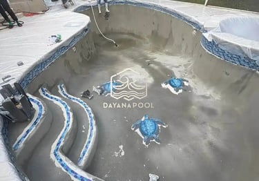 Pembangunan kolam renang air hangat, spesialis DayanaPool.