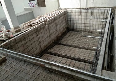 Pembesian Kolam Renang yang kokoh dan rapih dari dayanapool