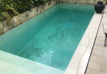 Kolam renang dengan desain minimalis dan fungsuonal di Jakarta Pusat buatan dayanapool