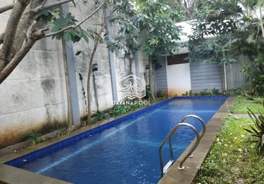 Kolam Renang dengan siste overflow buatan dayanapool