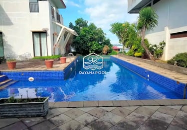 desain kolam renang minimalis di Bandung