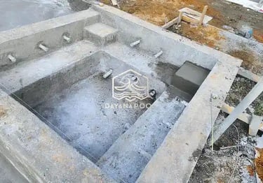 Pembangunan kolam renang air hangat di Bandung, spesialis DayanaPool.