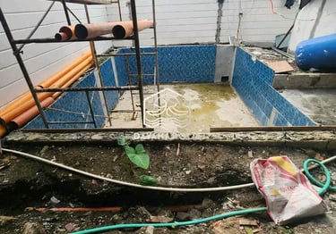 Pembuatan kolam renanag struktur beton oleh kontraktor kolam renang dayanapool