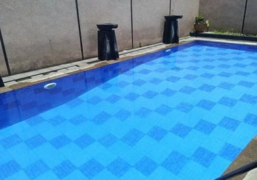Kolam renang dengan desain minimalis dan fungsuonal di Pandeglang buatan dayanapool