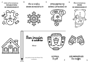 petits livret imagier d'hiver