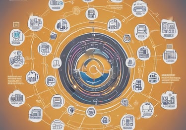 black blue and yellow textile