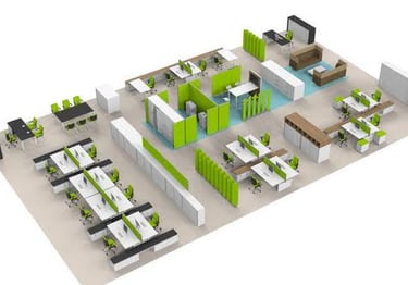 Space planning for floor plan design in San Fernando Valley