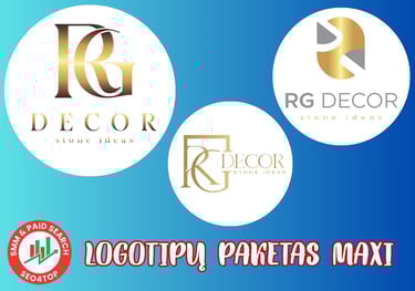 Logotipų kūrimas - Paketas MAXI