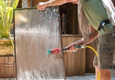 Efficient screen washing service in San Antonio, Texas, for sparkling clean window screens