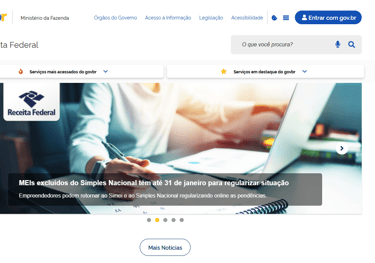 Site da Receita Federal