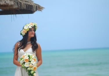 シンプルビーチフォトウエディング