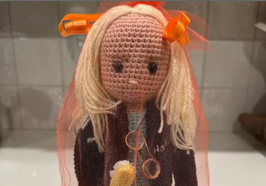Custom made personalized amigurumi dolls