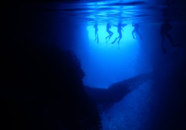 cave snorkelling in Vava'u, The Kingdom of Tonga