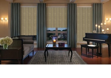 fancy curtains and blinds
