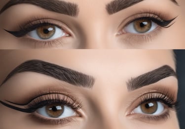 Prestation de combo Blading/shading à dijon par glow up by sarah