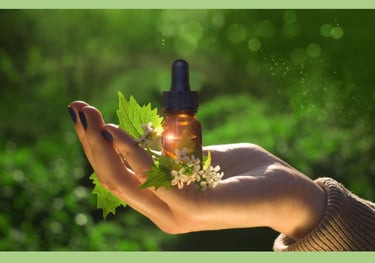 Healing drops. Flower remedy
