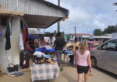 Markets in Neiafu, Vava'u, The Kingdom of Tonga