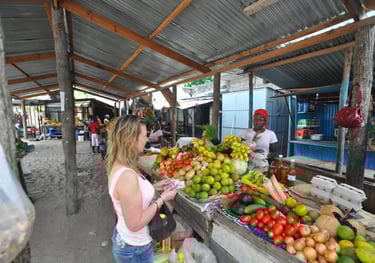 fruit market in Mozambique
