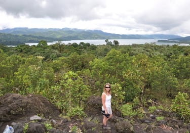 Lake Arenal from Arenal Volcano, Costa Rica
