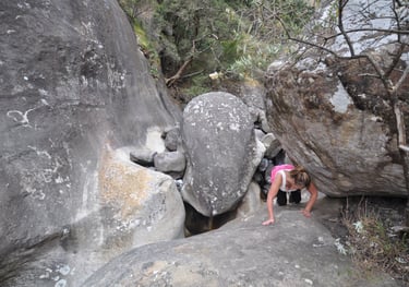 Tugela gorge walk and Policemans Helmet, Thendele Upper Camp, Drakensberg Amphitheatre, South Africa